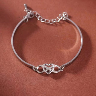 Infinity X Heart Bracelet