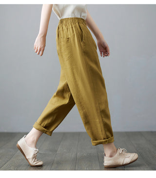 Cropped Casual Summer Pants
